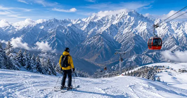 Auli Snowfall Time