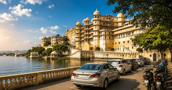 Udaipur City Palace Parking