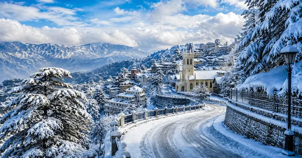 Shimla Snowfall Time